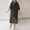 Dark Gray, variant on QUNYINEY Women Dresses Solid Casual Short Sleeve Tent Dress Crew Neck Midi Sundress