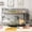 Gray, variant on DRNANLIT Twin-Over-Twin Bunk Bed with Staircase Storage and Guard Rail, White for Bedroom Dorm