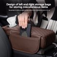 thumbnail image 5 of Cajas de pañuelos tipo reposabrazos para automóvil Almohadilla para reposabrazos Cubierta protectora de consola central con bolsillo de almacenamiento lateral Accesorios interiores para automóvil, 5 of 5