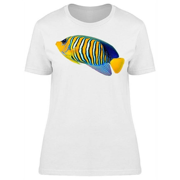Beautiful Regal Angelfish T-Shirt Women -Image by Shutterstock, Female x-Large