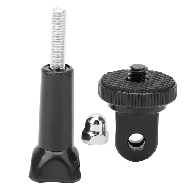 Camera Accessory Practical Camera Bracket Adapter High Reliability CNC Aluminum Alloy Long Service Life Panoramic Camera For Sports Camera Black