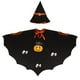 thumbnail image 5 of Ounissouiy Accesorios De Halloween Para Fiestas Unisex Y Fiestas Temáticas Disfraz De Halloween Niños Cosplay Hombre Negro 2Conjunto, 5 of 6