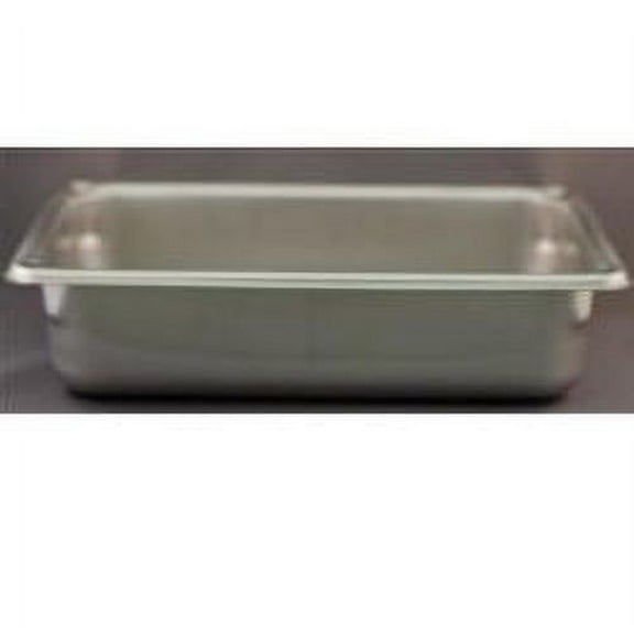 Stainless Steel No Lid Soaking Tray - 6 3/8in x 10 3/8in x 2 1/2" Tray