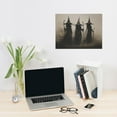 thumbnail image 7 of Aarocafa – Mystic Three Witches Silhouette Canvas Poster – Atmospheric Halloween Wall Art for Spooky Spaces | Witch Decor | Halloween & Fall | Customizable Unframed – 8x10in, 7 of 7