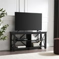 thumbnail image 2 of Henn&Hart 50" Black/Metal TV Stand, 2 of 7