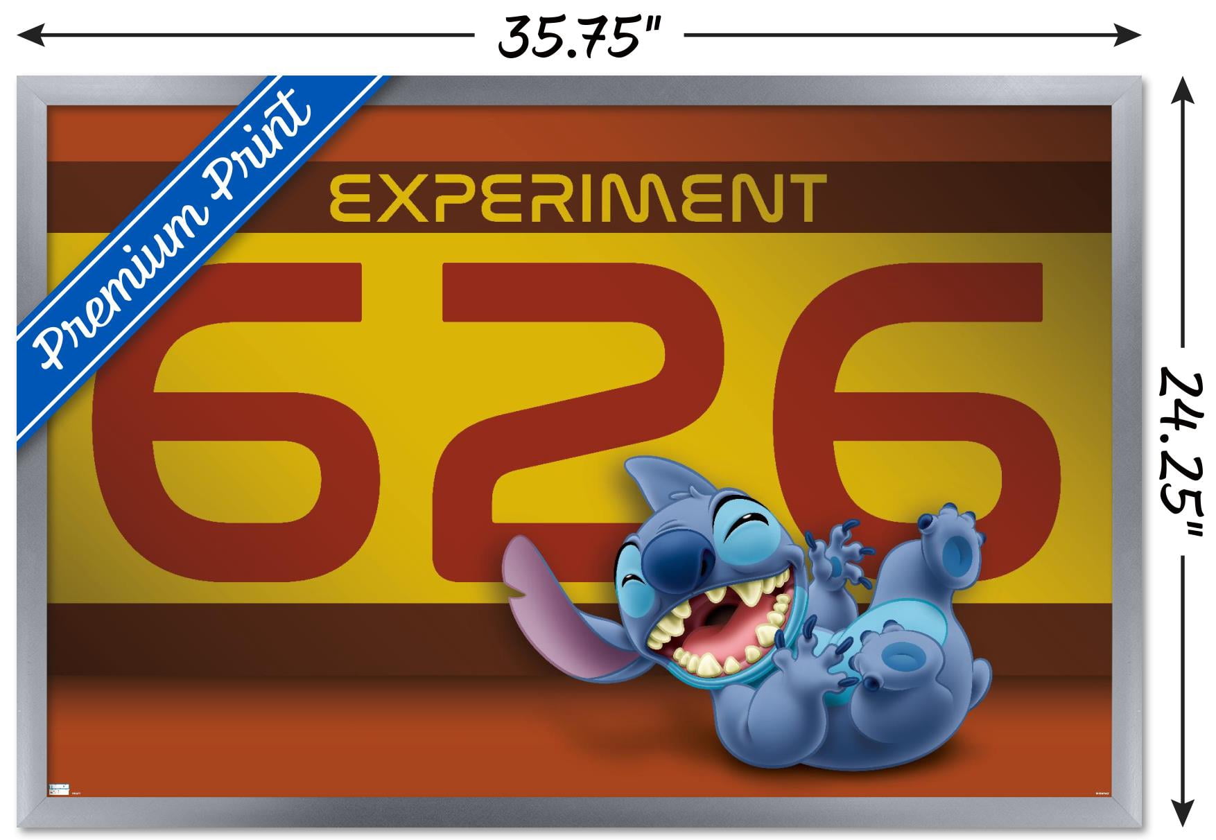 Disney Lilo and Stitch - 626 Wall Poster, 22.375" x 34", Framed