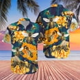 thumbnail image 4 of Camisas casuales de manga corta con botones y solapa con estampado 3D de abejas para hombre, ropa para hombre, camisa hawaiana de verano, ropa de calle para hombre, 4 of 5