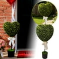 thumbnail image 3 of zhangmingg Heart Shaped Miniature Bonsai Tree Decorative Desktop Ornament for Home and, 3 of 8
