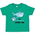 thumbnail image 3 of Inktastic My Grandad Loves Me with Cute Sharks Boys or Girls Baby T-Shirt, 3 of 5