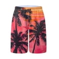 thumbnail image 4 of NIEWTR Mens Casual Shorts Stretch Joggers Casual Shorts for Men Drawstring Shorts with Multi Pockets Sports Shorts Men's Summer Shorts M,Orange, 4 of 5