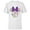 White, variant on Disney Minnie Mouse Mardi Gras Carnival Holiday Icon - Short Sleeve T-Shirt for Kids - Customized-White