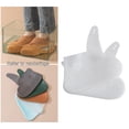 thumbnail image 2 of Almencla Couvre-Chaussures Réutilisables Imperméables Bottes Couvre-Chaussures en Silicone Unisexe Blanc m, 2 of 8
