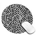 thumbnail image 2 of Disketp Weave Geometric Small Mouse Pad 7.9x7.9 Inches,Washable Round Mousepad For Office Laptop Computer,Non-Slip Rubber Base Mouse Pads For Wireless Mouse, 2 of 8