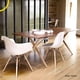 thumbnail image 3 of Silla Tipo Eames Con Brazos Comedor Moderno Retro Resistente blanco 6.49 pulg Pido Todo E-SEBZM-BK, 3 of 8