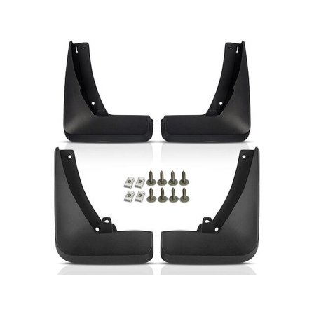 Mud Guard Set 4 - Compatible with 2016 - 2017 Cadillac CT6 Sedan