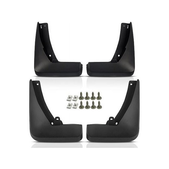 Mud Guard Set 4 - Compatible with 2016 - 2017 Cadillac CT6 Sedan