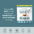 thumbnail image 6 of Designer Wellness, Designer Whey, Natural 100% Whey Protein Powder with Probiotics, Fiber, and Key B-Vitamins for Energy, Gluten-Free, Unflavored, 2lb, 6 of 6