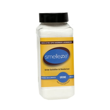 Absorbent Granules - SMELLEZE Urine Absorber, Solidifier & Deodorizer: 2 lb. Granules for Portable Urinals & Bedpans
