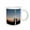 White, variant on 3drose, Usa, Nebraska, Omaha, Bob Kerrey Pedestrian Bridge, Missouri River., 15oz Mug