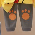 thumbnail image 6 of NOLDARES Toddler Baby Boy Clothes Print Long Sleeve Sweatshirt Tops Pants Set 2pcs Fall Winter Outfits Casual Clothing(Yellow,6-12 M), 6 of 7