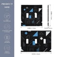 thumbnail image 3 of Dailycode Light Switch Plate Covers 2 Gang Wall Plate Plastics Outlet Covers for Kitchen Home Office Decor Irregular Triangle Lines, 3 of 8