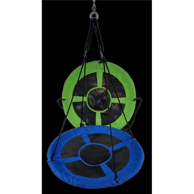 Jensen Swing Products SaucerG 40 in. Saucer with Adjustable Ropes, Green - Residential