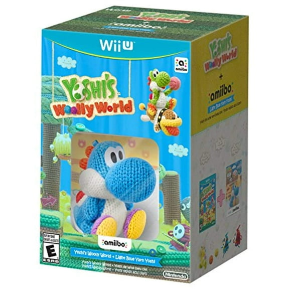 Yoshi's Woolly World   Blue Yarn Yoshi amiibo - Wii U [Nintendo Wii U] ?