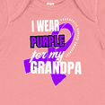 thumbnail image 4 of Inktastic I Wear Purple for My Grandpa Pancreatic Cancer Awareness Boys or Girls Baby Bodysuit, 4 of 5
