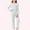 Green, variant on ITSAME Girls Sleepwear Set Crewneck Long Sleeve Top and Pants 2-Piece Kids Comfy Loungewear Outfits Pink Size 10