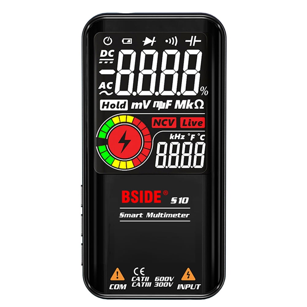 S11 9999 Counts RMS Smart Digital Multimeter AC DC NCV Tester-Meter BSIDE S10
