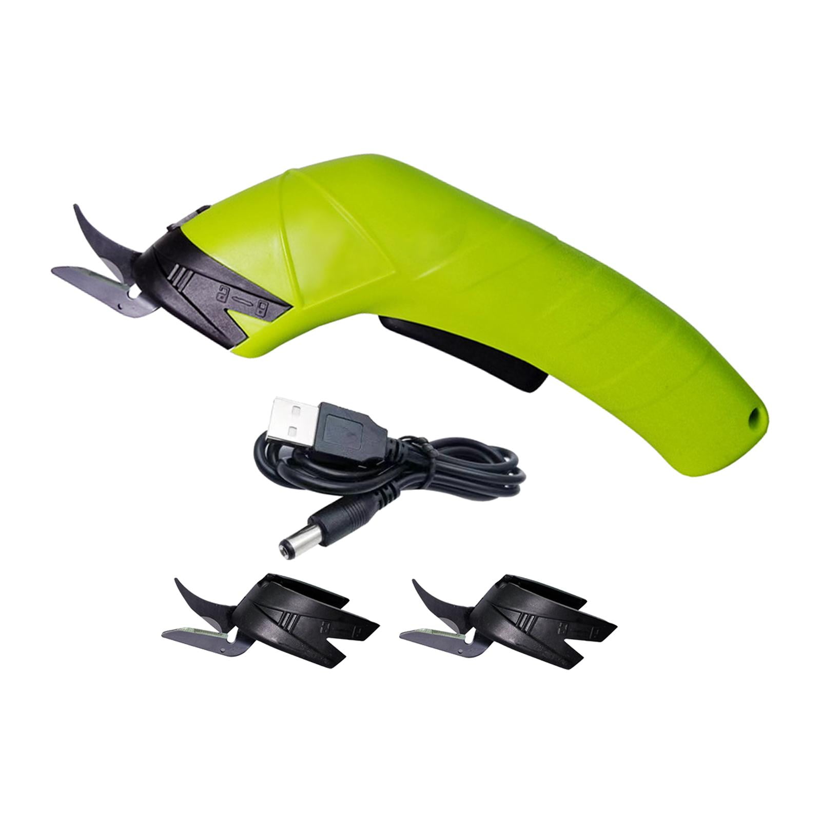Wxqbjtam Fabric Cutter Cardboard Cutting Fabric Shears Cutting Tool Electric Scissors for Tungsten Steel 3Head