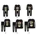 thumbnail image 3 of Gyratedream Halloween Costumes Pajamas for Boys and Girls Baby Round Neck Long Sleeve Skeleton Bodysuit, 3 of 8