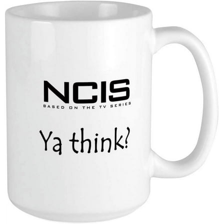 NCIS Ya Think? Large Mug Ceramic Coffee Mug, Tea Cup 15 oz