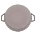thumbnail image 6 of STAUB Cast Iron 3.5-qt Braiser with Glass Lid - Lilac, 6 of 7