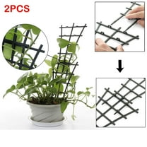 JingChun 2 Pcs Garden Diy Mini Climbing Trellis Plastic Superimposed Potted Plant Support Garden Trellises for Potted Climbing Plants Vines