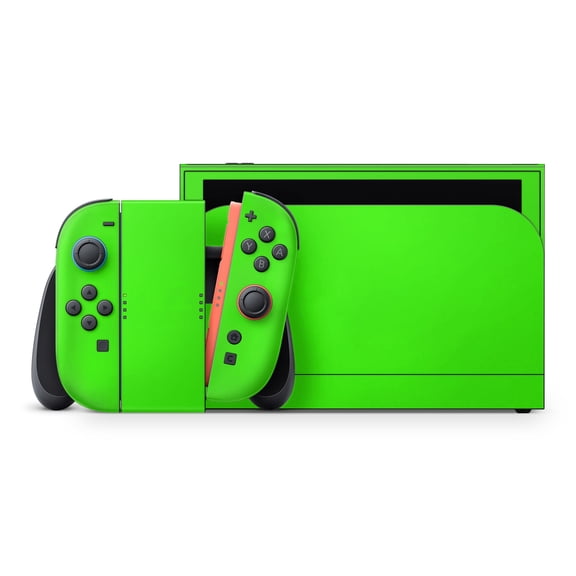 DesignSkinz Solid Lime Green V2 Full-Body Skin Decal Wrap Cover for Nintendo Switch 2