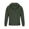 thumbnail image 3 of Havenx Military Hoodies for Men Full Zip Up Raglan Long Sleeve Hoodies with Multi Pockets Solid Color Hooded Cargo Sweatshirt Casual Sports Workout Fall Winter Outdoor Hunting Jacket,Dark Gray M, 3 of 3