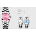 thumbnail image 3 of Chenxi Fashion Pink Dial Watches For Women 2022 High Quality Quartz Watch Elegant Dress Ladies Stainless Steel Wristwatches Xfcs - Quartz Wristwatches, 3 of 7