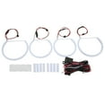 thumbnail image 2 of Kit de iluminación LED con halo de ojos de ángel y luz blanca para modificación de coche, compatible con modelos E90, E91 y E46., 2 of 14