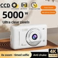 thumbnail image 2 of 4K Digital Camera Portable Retro CCD Camera Entry-Level Camera,B, 2 of 5