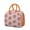 Orange-12, variant on Orange Print Insulated Lunch Tote - Cute Kawaii Fruit Design Waterproof Thermal Lunch Bag for Women & Men, Leakproof Reusable Lunch Box with Spacious Interior & Outer Storage