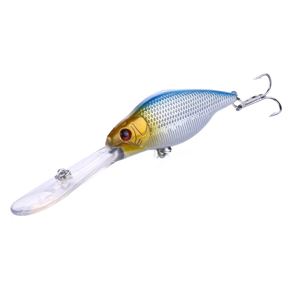 HENGJIA Fishing Deep Diving Fishing Lures Swimbait Large Sinking Minnow Lure Freshwater Jerkbait Lure 8Pcs/kit