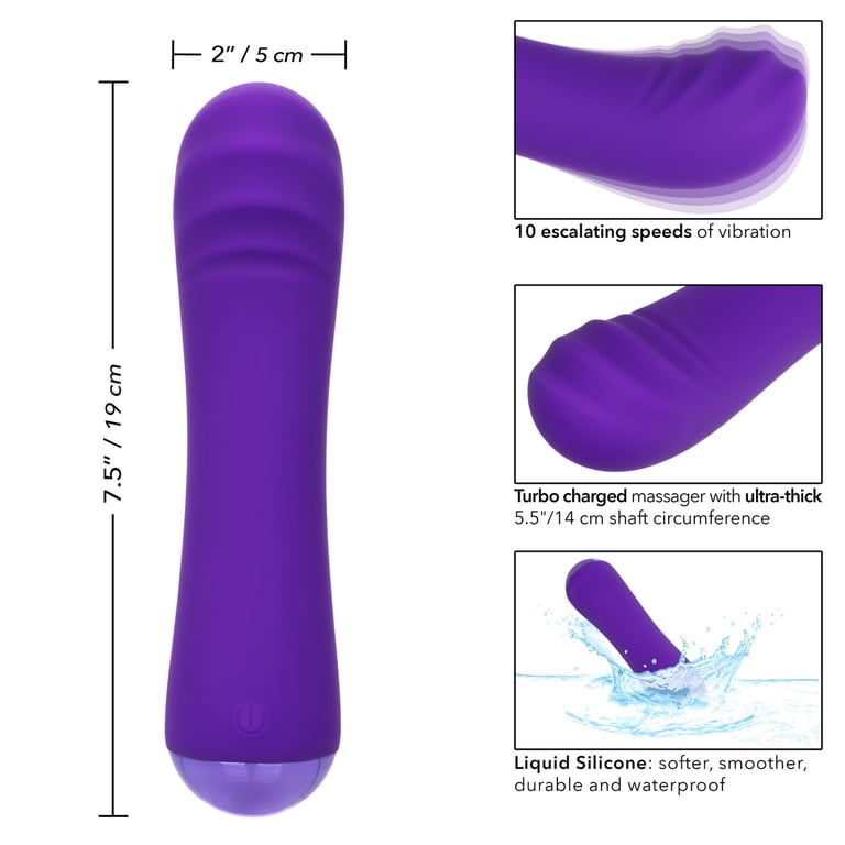 CalExotics Thicc Chubby Buddy G Spot Vibrator, Purple