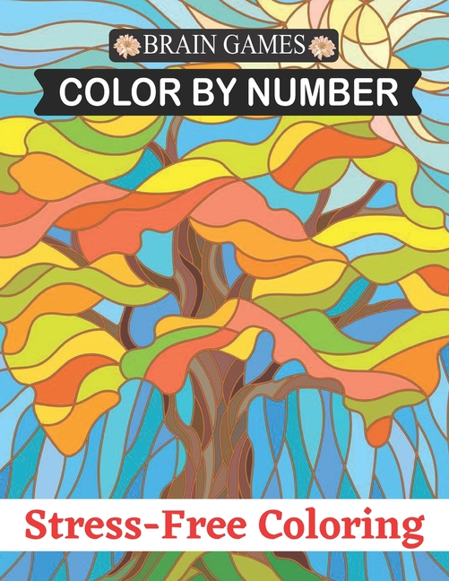 Brain Games Color By Number StressFree Coloring Jumbo Color By