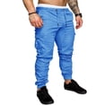 thumbnail image 5 of Men's Woven Fabric Casual Pants Drawstring Pants, 5 of 10