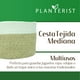 thumbnail image 2 of Planterist Cesta Organizadora Mediana Tejida – Algodón Lavable, Plegable y Portable – Multiusos 30x18.5 cm para Almacenaje, Decoración y Ropa Sucia (Tulum), 2 of 9