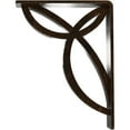 thumbnail image 4 of Ekena Millwork 2"W x 5 1/2"D x 8"H Versailles Wrought Iron Bracket, (Triple center brace), Antiqued Bronze, 4 of 7
