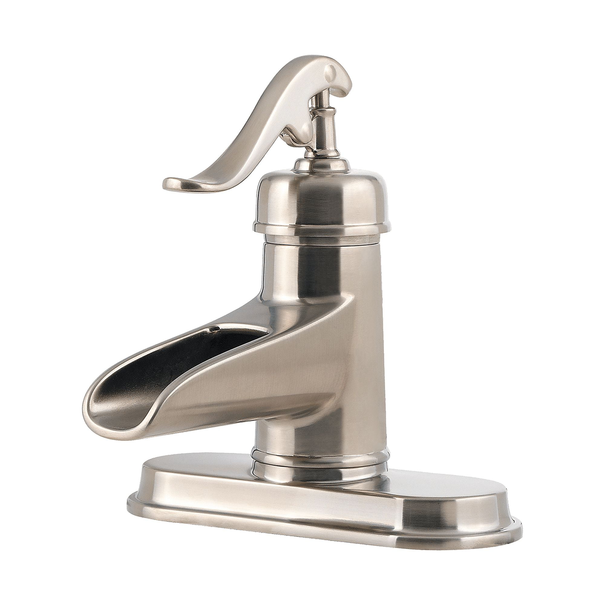 Ashfield Single Control 4" Centerset Bathroom Faucet in Brushed Nickel