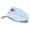 Lt Blue, variant on Realistic Snail Embroidered Washed Pigment Dyed Cotton Twill Visor - Royal OSFM
