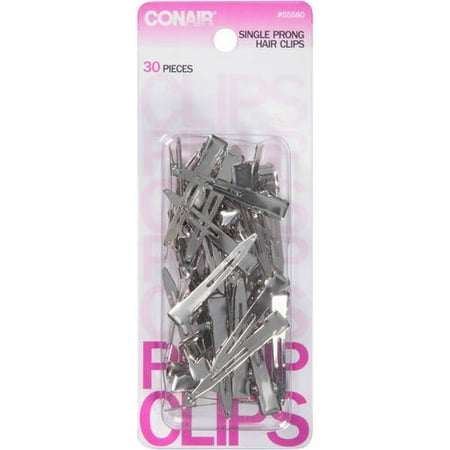 Conair Single Prong Pin Up Clips 30 Count Walmart Com